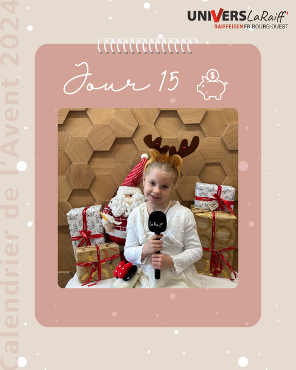 Calendrier de l'Avent 2024 - Gagnant(e) du Jour 15