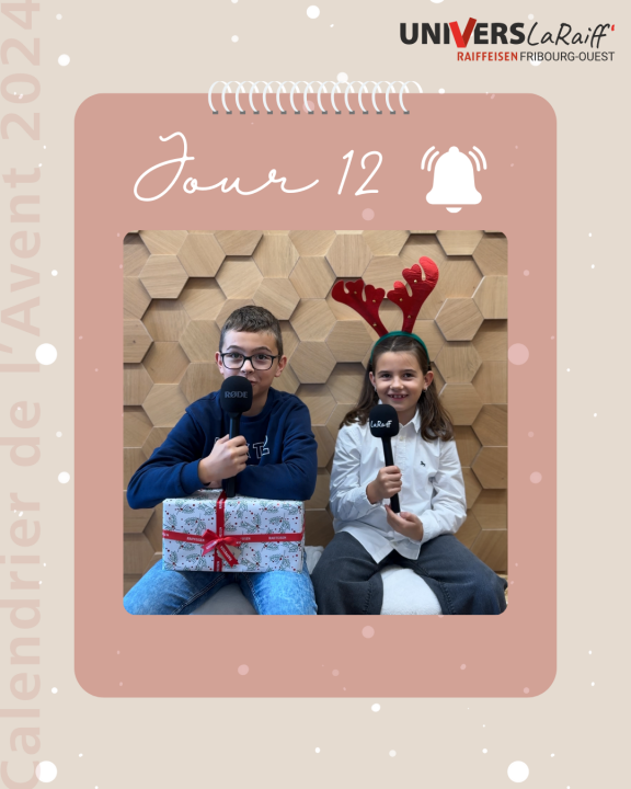 Calendrier de l'Avent 2024 - Gagnant(e) du Jour 12